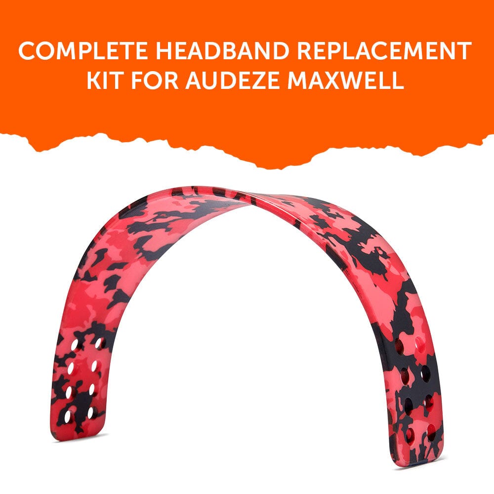 Apos Audio Wicked Cushions Headbands & Headband Covers Upgraded Silicone Headband for Audeze Maxwell 1 and 2 - WC HeadbandZ