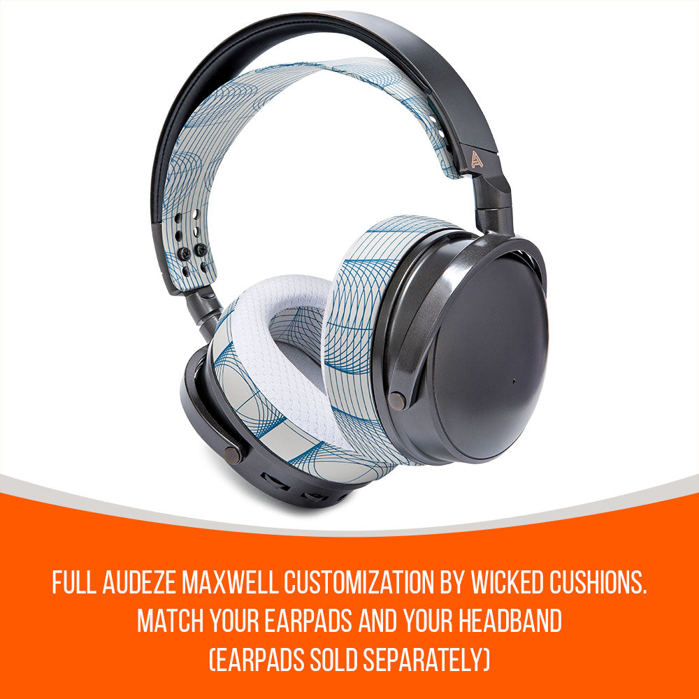 Apos Audio Wicked Cushions Headbands & Headband Covers Upgraded Silicone Headband for Audeze Maxwell 1 and 2 - WC HeadbandZ
