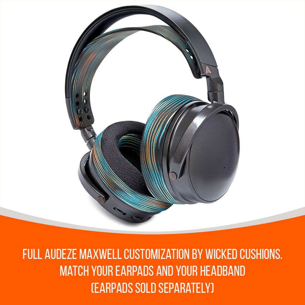 Apos Audio Wicked Cushions Headbands & Headband Covers Upgraded Silicone Headband for Audeze Maxwell 1 and 2 - WC HeadbandZ