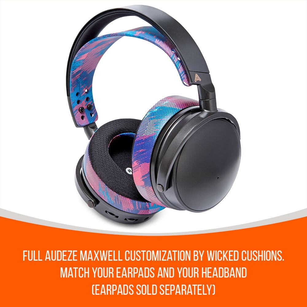 Apos Audio Wicked Cushions Headbands & Headband Covers Upgraded Silicone Headband for Audeze Maxwell 1 and 2 - WC HeadbandZ