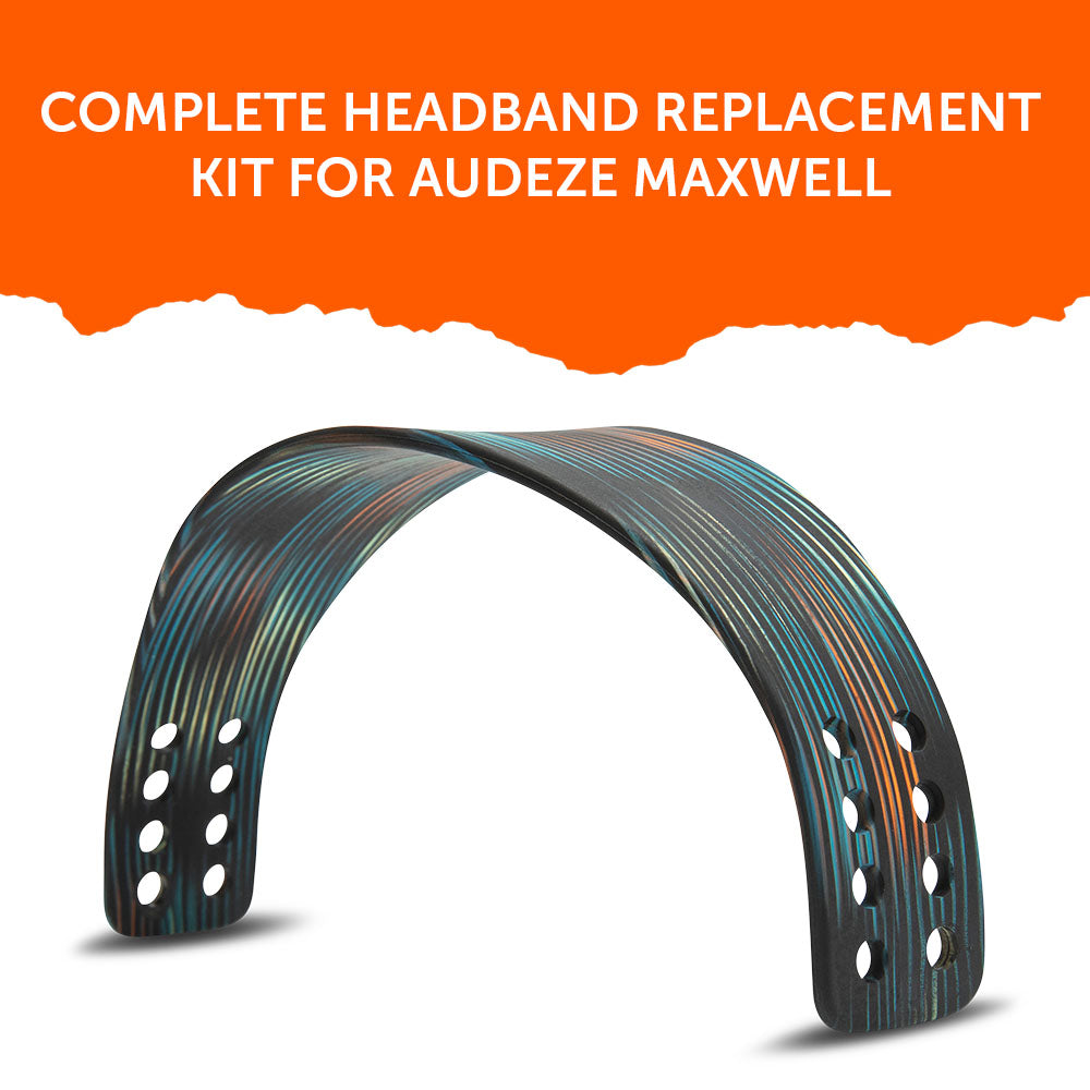 Apos Audio Wicked Cushions Headbands & Headband Covers Upgraded Silicone Headband for Audeze Maxwell 1 and 2 - WC HeadbandZ