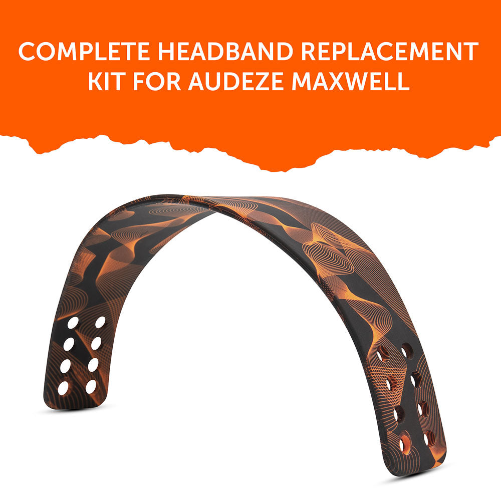 Apos Audio Wicked Cushions Headbands & Headband Covers Upgraded Silicone Headband for Audeze Maxwell 1 and 2 - WC HeadbandZ