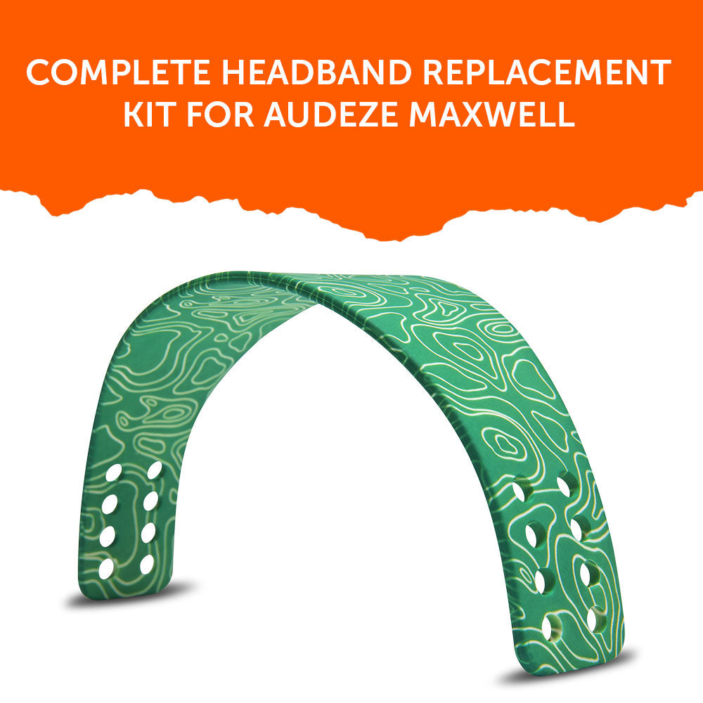Apos Audio Wicked Cushions Headbands & Headband Covers Upgraded Silicone Headband for Audeze Maxwell 1 and 2 - WC HeadbandZ