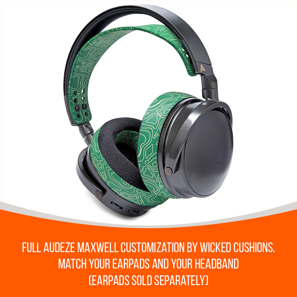 Apos Audio Wicked Cushions Headbands & Headband Covers Upgraded Silicone Headband for Audeze Maxwell 1 and 2 - WC HeadbandZ