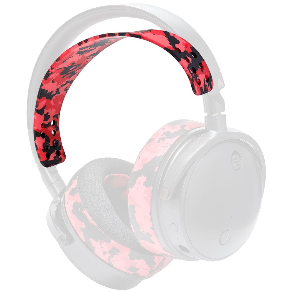 Apos Audio Wicked Cushions Headbands & Headband Covers Upgraded Silicone Headband for Audeze Maxwell 1 and 2 - WC HeadbandZ Red Camo