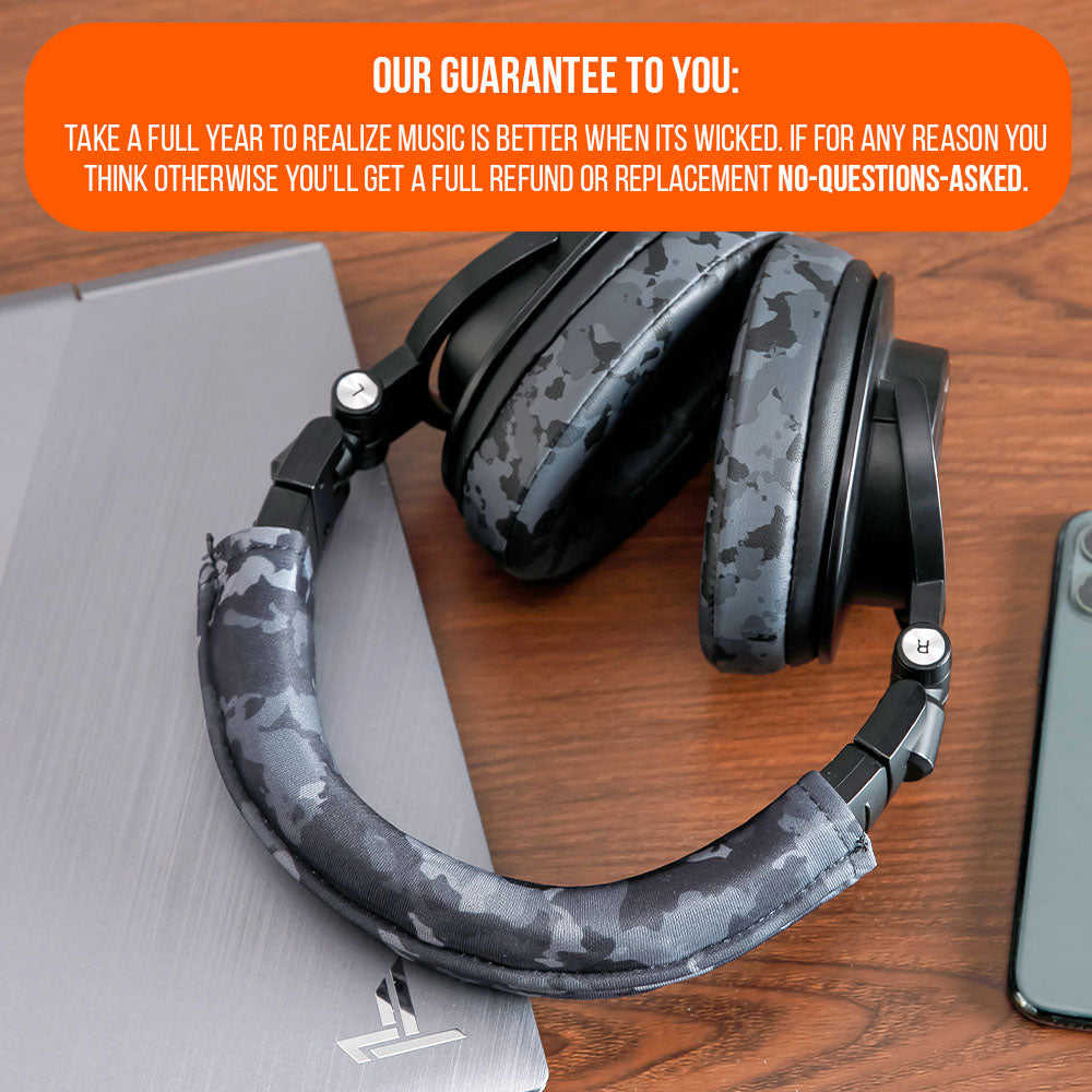 Apos Audio Wicked Cushions Headbands & Headband Covers WC BandZ V2 Protective Headband Cover For ATH M Series Headphones