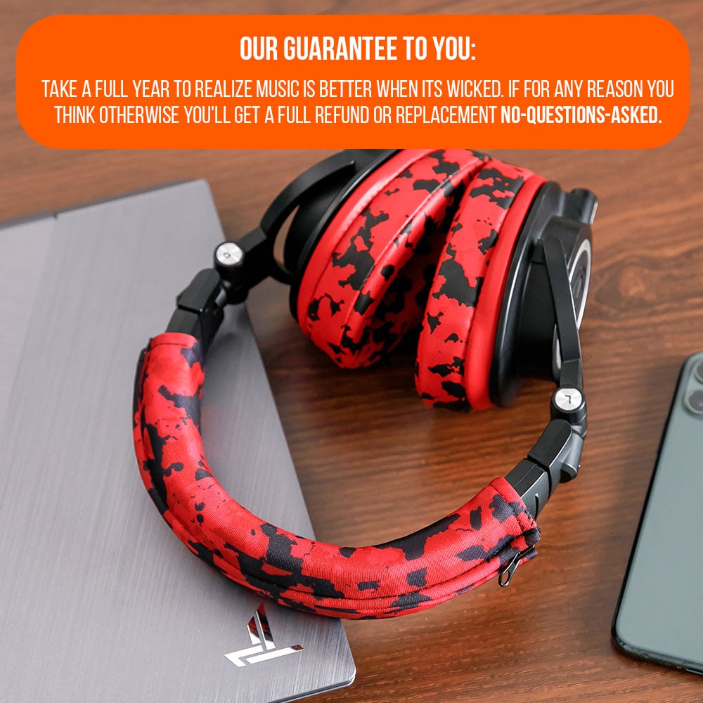 Apos Audio Wicked Cushions Headbands & Headband Covers WC BandZ V2 Protective Headband Cover For ATH M Series Headphones