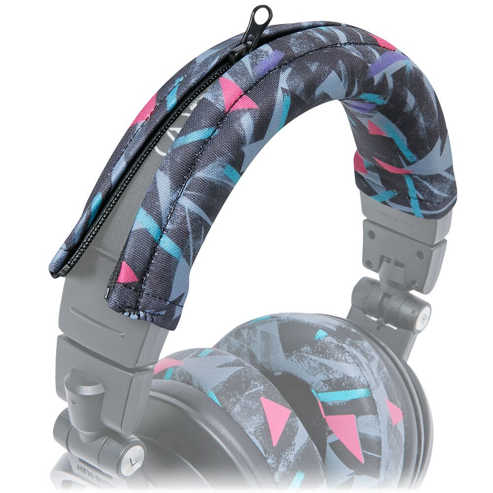 Apos Audio Wicked Cushions Headbands & Headband Covers WC BandZ V2 Protective Headband Cover For ATH M Series Headphones 90s Black