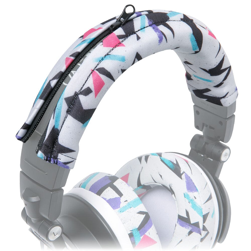 Apos Audio Wicked Cushions Headbands & Headband Covers WC BandZ V2 Protective Headband Cover For ATH M Series Headphones 90s White