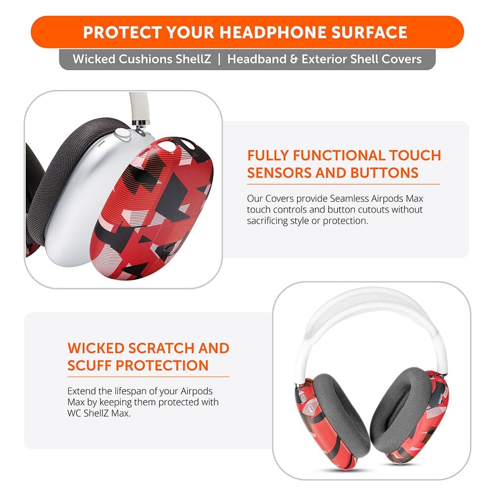 小物 AirPods Max Airpods Max 1 & 2 Exterior Shell Covers - WC ShellZ Max