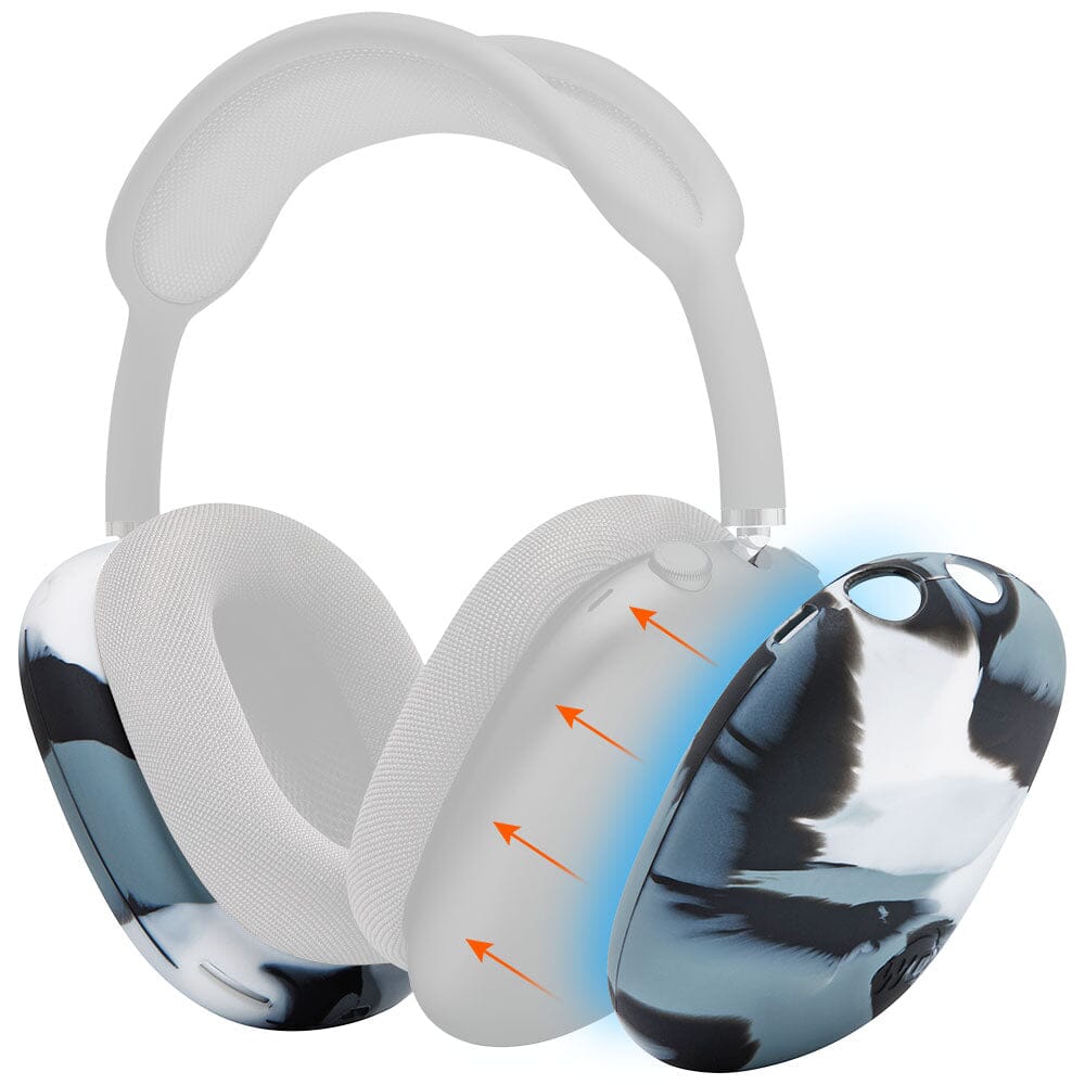 Apos Audio Wicked Cushions Headphone Covers Airpods Max 1 & 2 Exterior Shell Covers - WC ShellZ Max Marble
