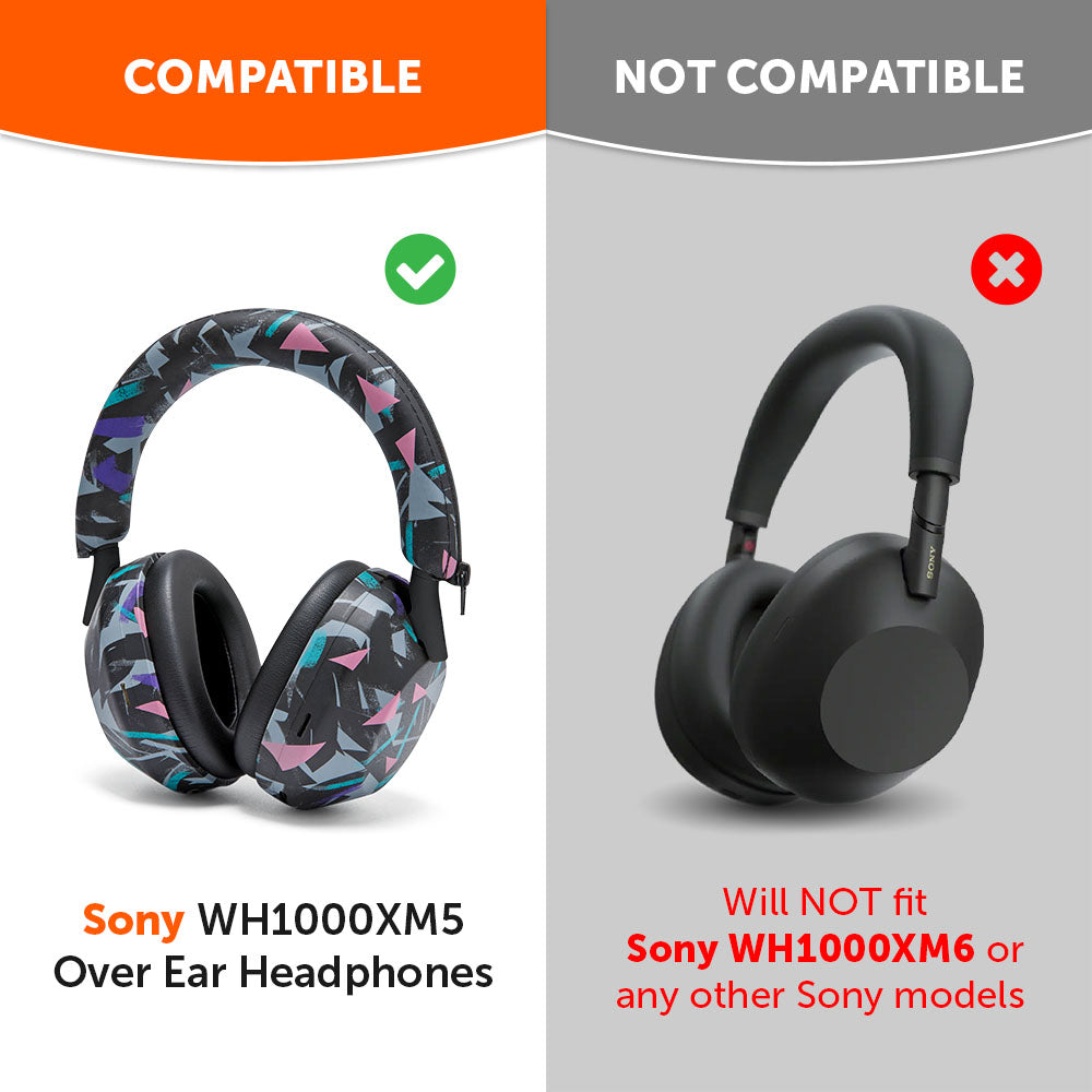 Apos Audio Wicked Cushions Headphone Covers Sony XM5 Protective Shell Cover - WC ShellZ XM5