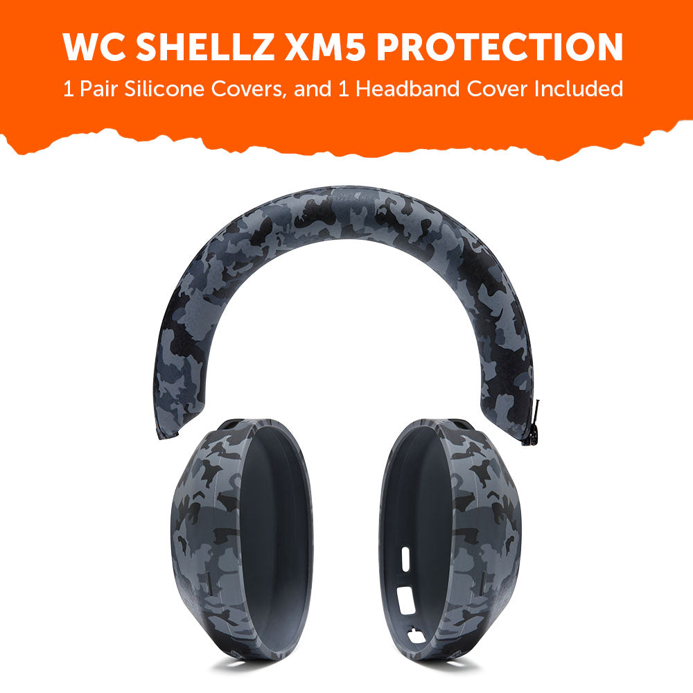 Apos Audio Wicked Cushions Headphone Covers Sony XM5 Protective Shell Cover - WC ShellZ XM5