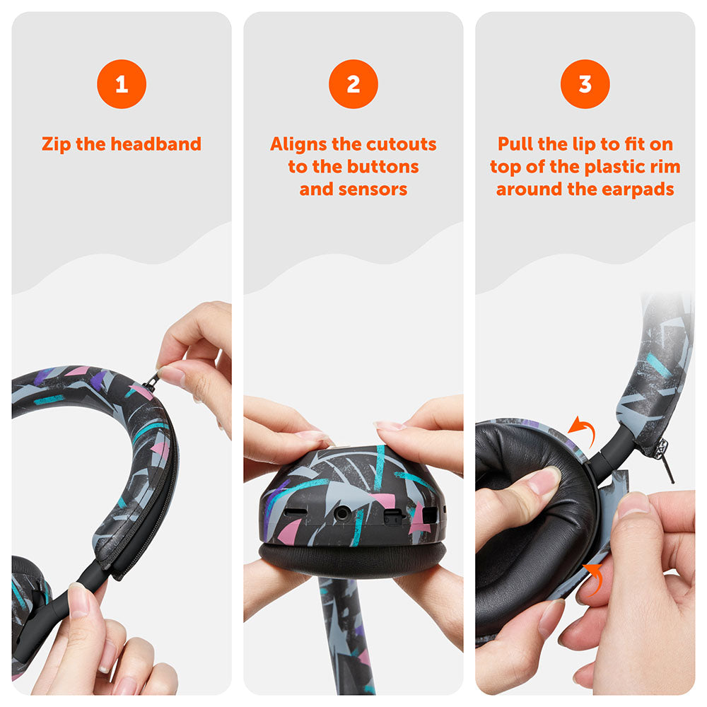 Apos Audio Wicked Cushions Headphone Covers Sony XM5 Protective Shell Cover - WC ShellZ XM5