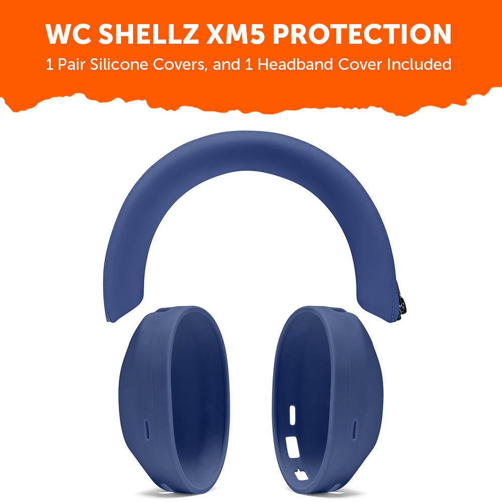 Apos Audio Wicked Cushions Headphone Covers Sony XM5 Protective Shell Cover - WC ShellZ XM5
