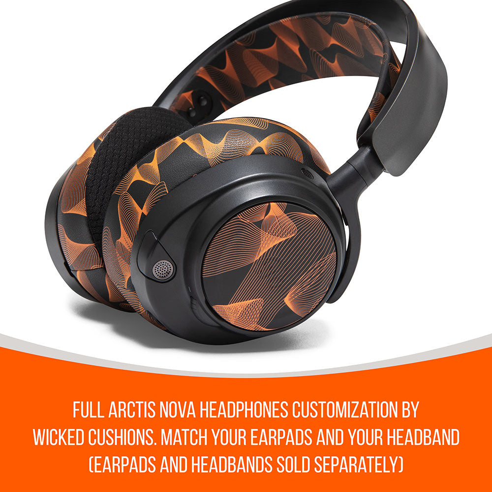 Apos Audio Wicked Cushions Speaker Plates WC Side Speaker Plates for Arctis Nova Headsets - Arctis Nova Booster Pack by Wicked Cushions