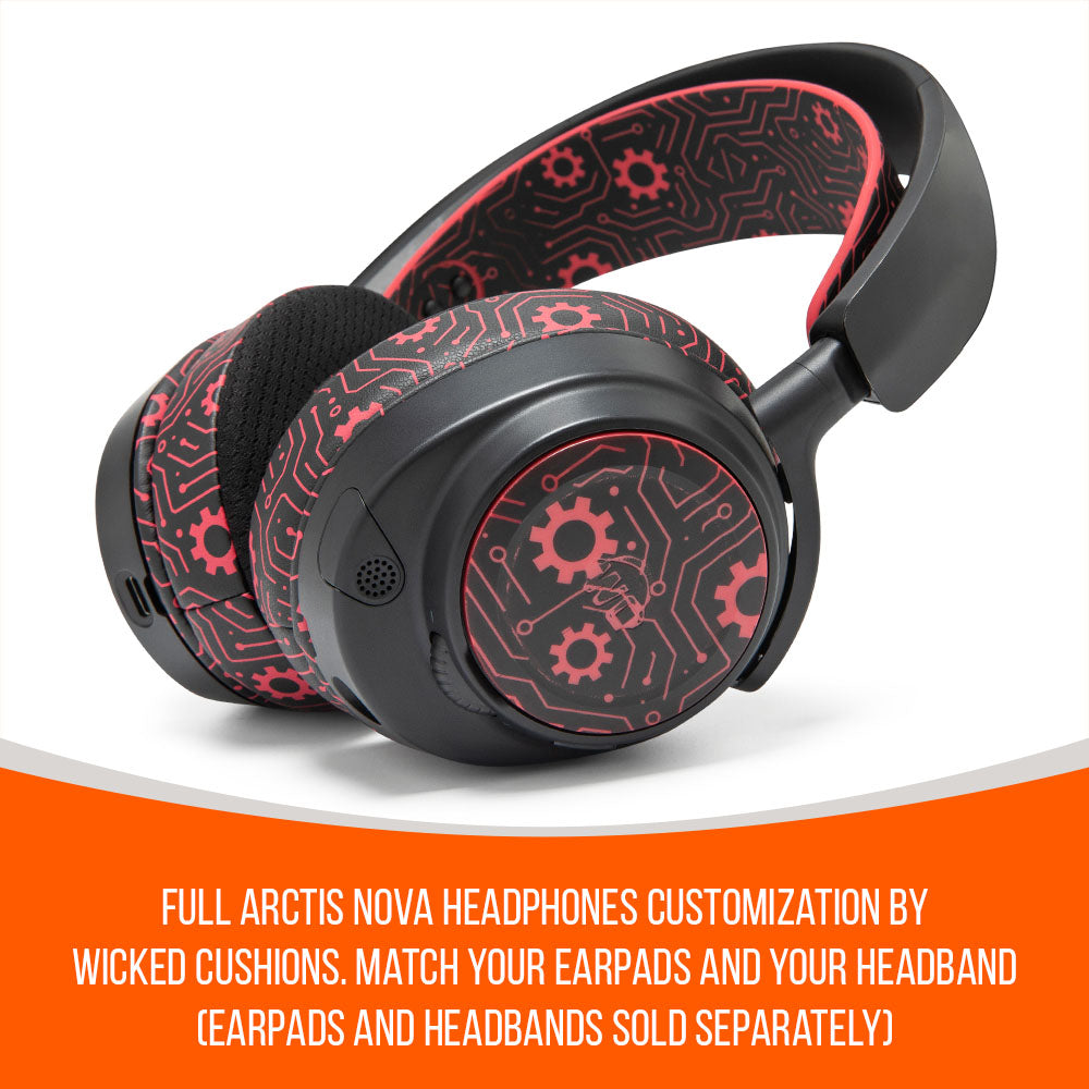 Apos Audio Wicked Cushions Speaker Plates WC Side Speaker Plates for Arctis Nova Headsets - Arctis Nova Booster Pack by Wicked Cushions