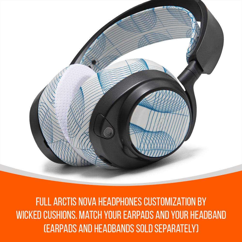 Apos Audio Wicked Cushions Speaker Plates WC Side Speaker Plates for Arctis Nova Headsets - Arctis Nova Booster Pack by Wicked Cushions