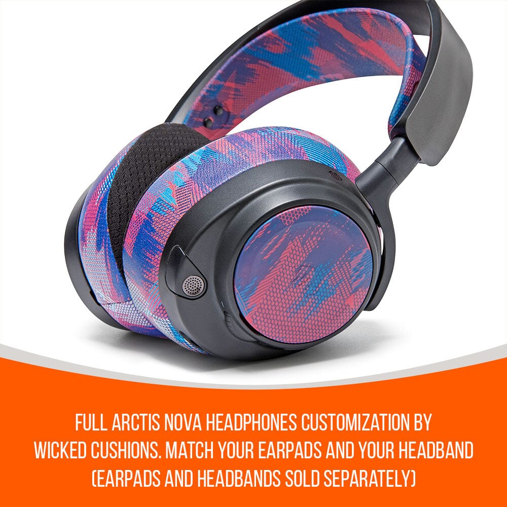 Apos Audio Wicked Cushions Speaker Plates WC Side Speaker Plates for Arctis Nova Headsets - Arctis Nova Booster Pack by Wicked Cushions