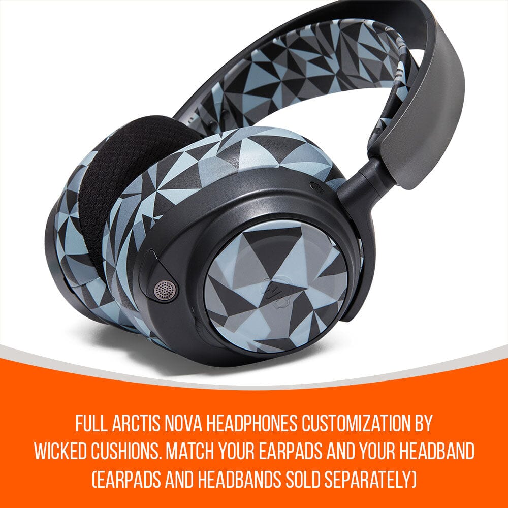 Apos Audio Wicked Cushions Speaker Plates WC Side Speaker Plates for Arctis Nova Headsets - Arctis Nova Booster Pack by Wicked Cushions