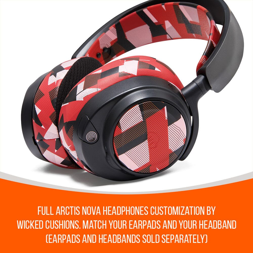 Apos Audio Wicked Cushions Speaker Plates WC Side Speaker Plates for Arctis Nova Headsets - Arctis Nova Booster Pack by Wicked Cushions