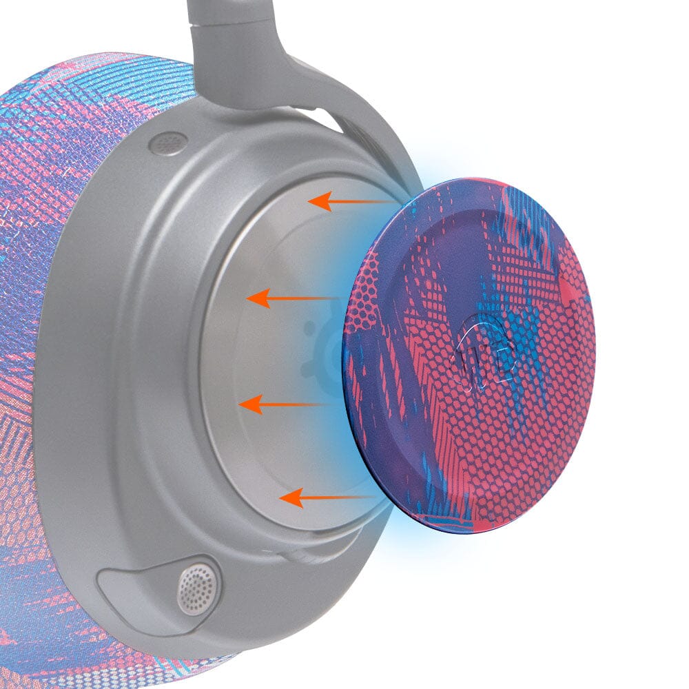 Apos Audio Wicked Cushions Speaker Plates WC Side Speaker Plates for Arctis Nova Headsets - Arctis Nova Booster Pack by Wicked Cushions Speed Racer