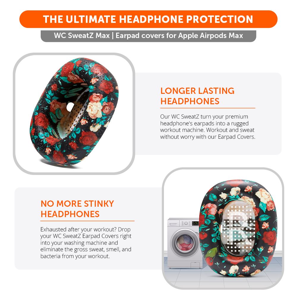 Apos Audio Wicked Cushions Sweat Covers Apple Airpods Max 1 Earpad Sweat Covers - WC SweatZ Max
