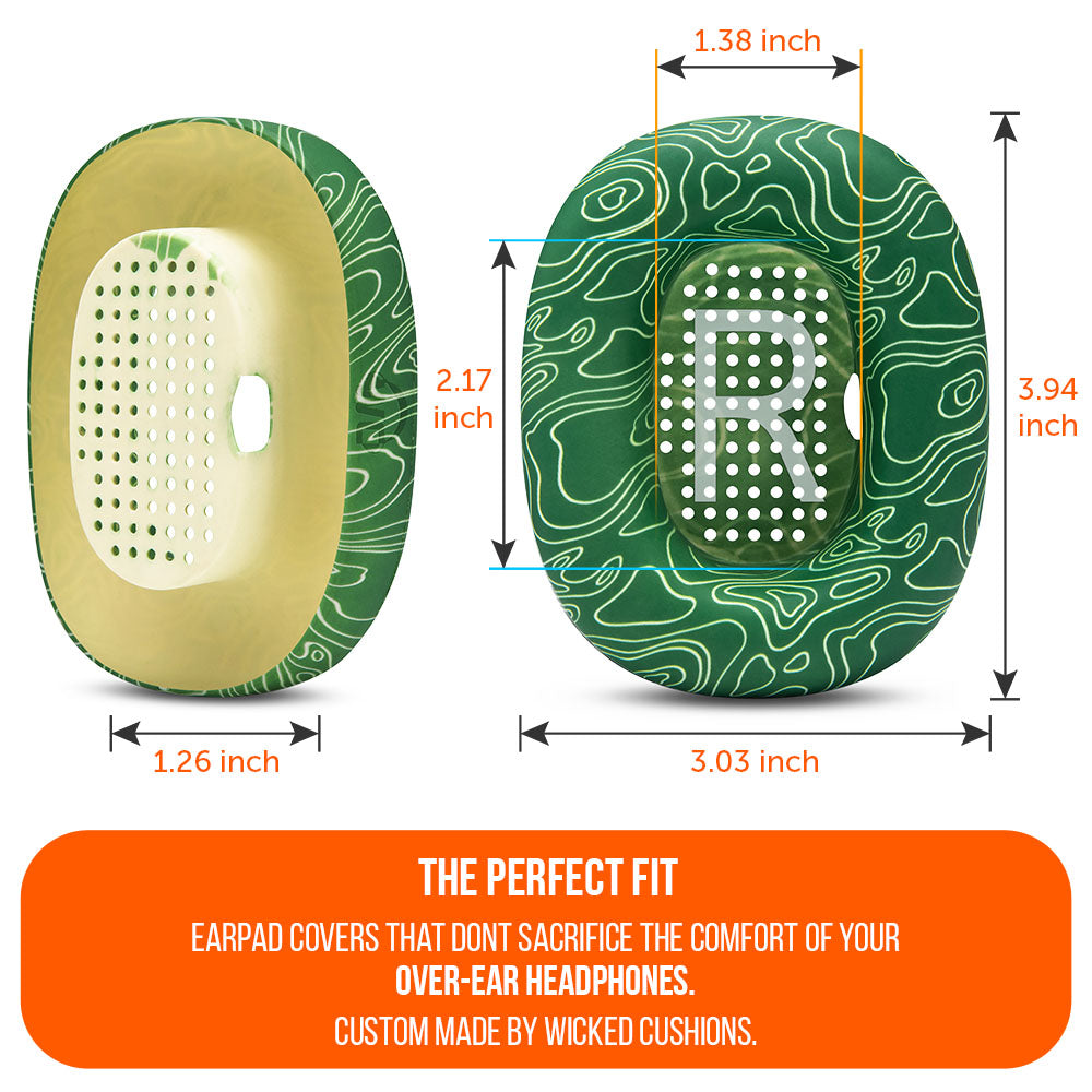 Apos Audio Wicked Cushions Sweat Covers Apple Airpods Max 1 Earpad Sweat Covers - WC SweatZ Max