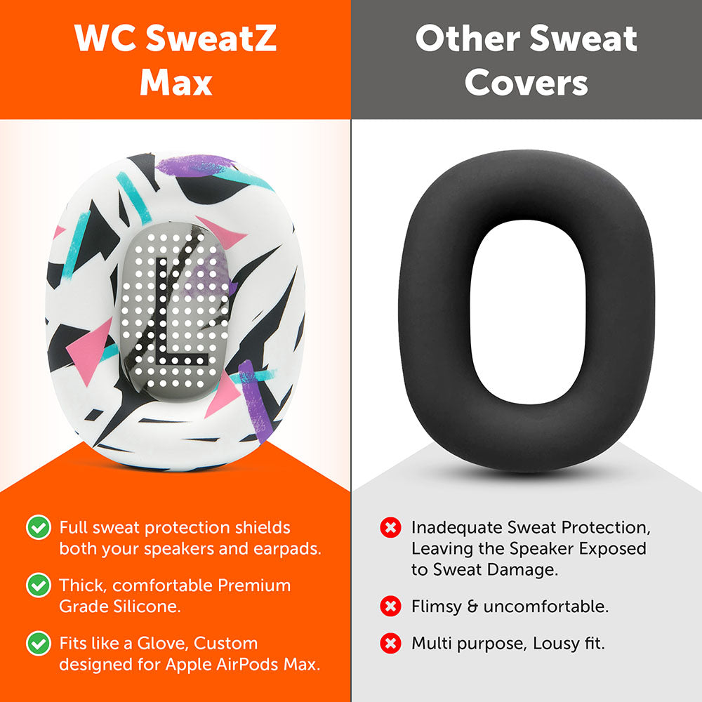 Apos Audio Wicked Cushions Sweat Covers Apple Airpods Max 1 Earpad Sweat Covers - WC SweatZ Max
