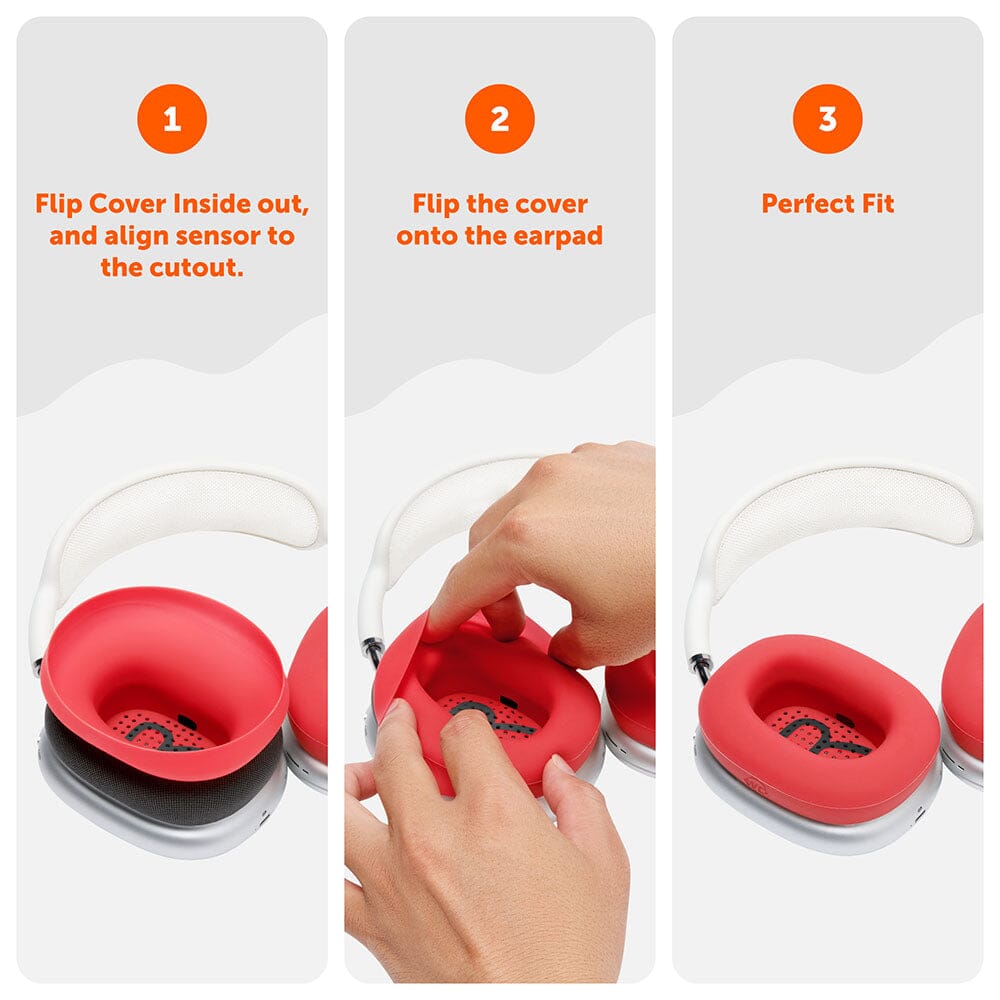 Apos Audio Wicked Cushions Sweat Covers Apple Airpods Max 1 Earpad Sweat Covers - WC SweatZ Max
