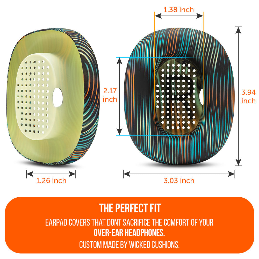 Apos Audio Wicked Cushions Sweat Covers Apple Airpods Max 1 Earpad Sweat Covers - WC SweatZ Max