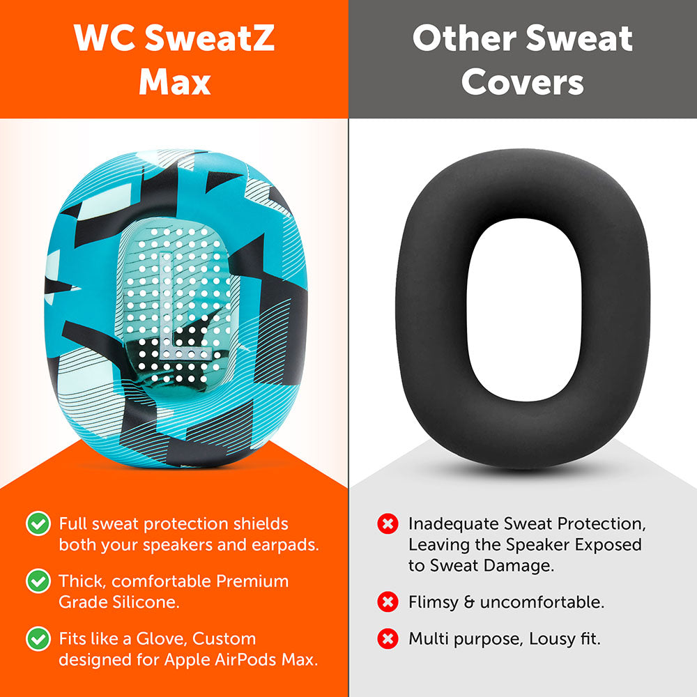 Apos Audio Wicked Cushions Sweat Covers Apple Airpods Max 1 Earpad Sweat Covers - WC SweatZ Max
