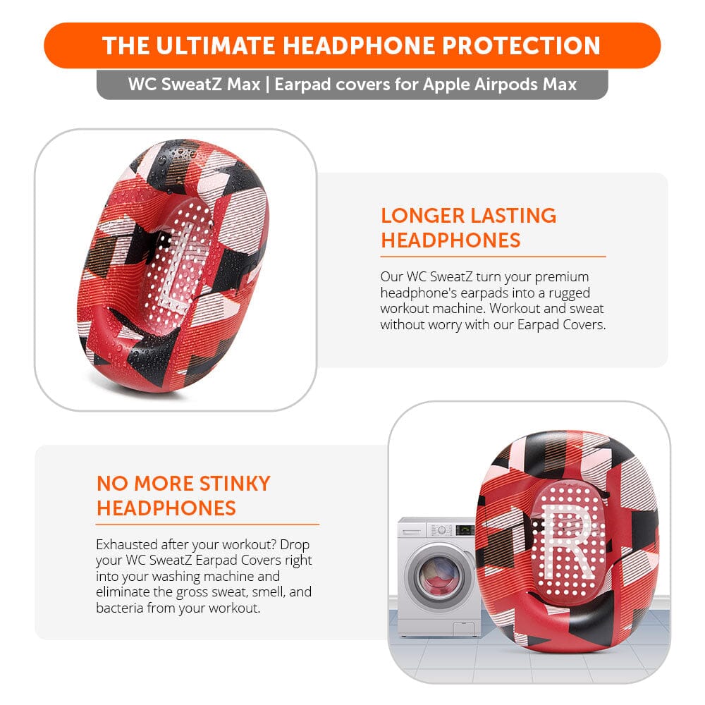 Apos Audio Wicked Cushions Sweat Covers Apple Airpods Max 1 Earpad Sweat Covers - WC SweatZ Max
