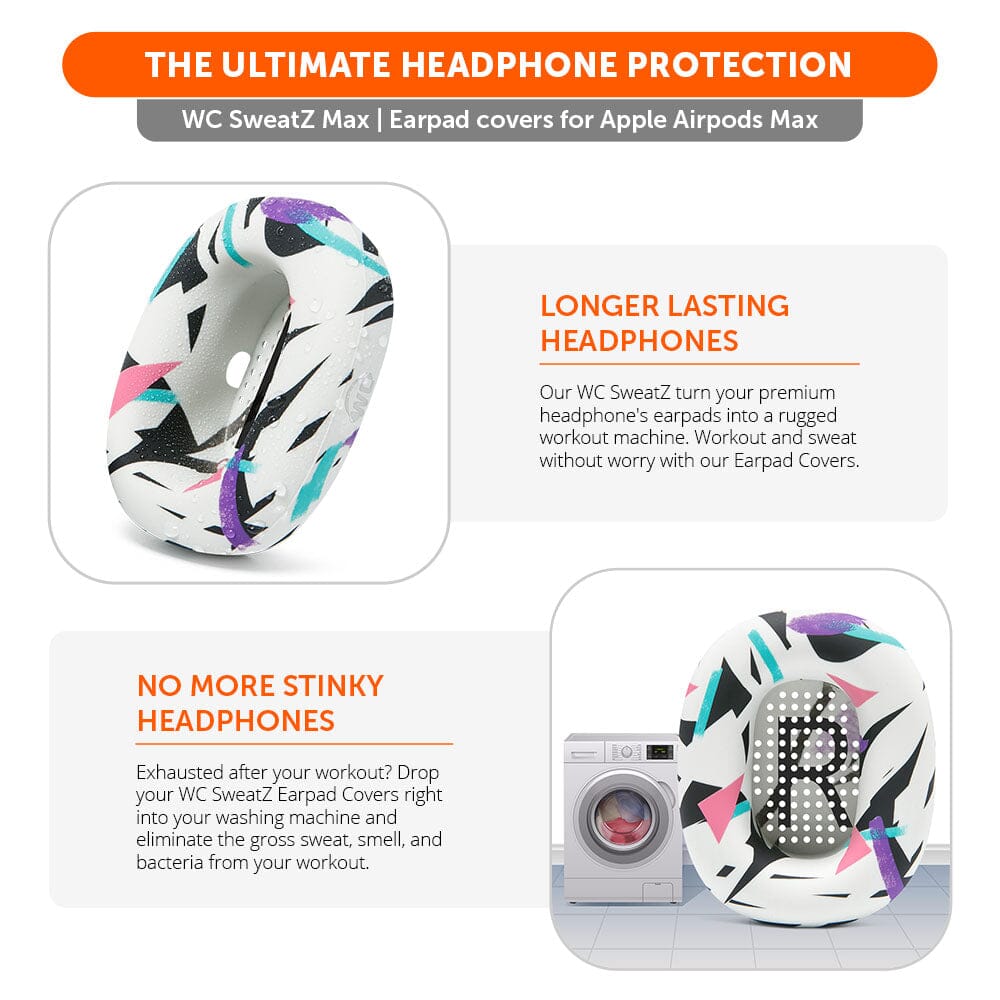 Apos Audio Wicked Cushions Sweat Covers Apple Airpods Max 1 Earpad Sweat Covers - WC SweatZ Max