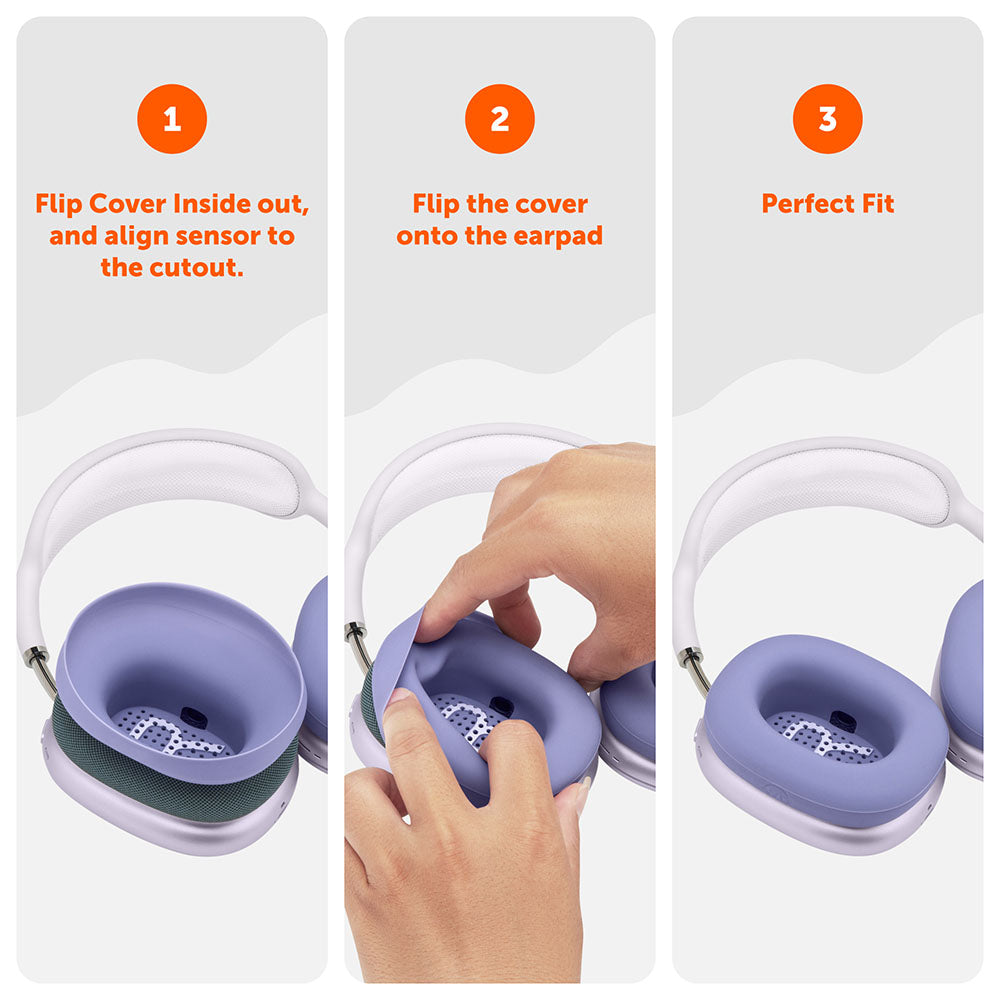Apos Audio Wicked Cushions Sweat Covers Apple Airpods Max 1 Earpad Sweat Covers - WC SweatZ Max