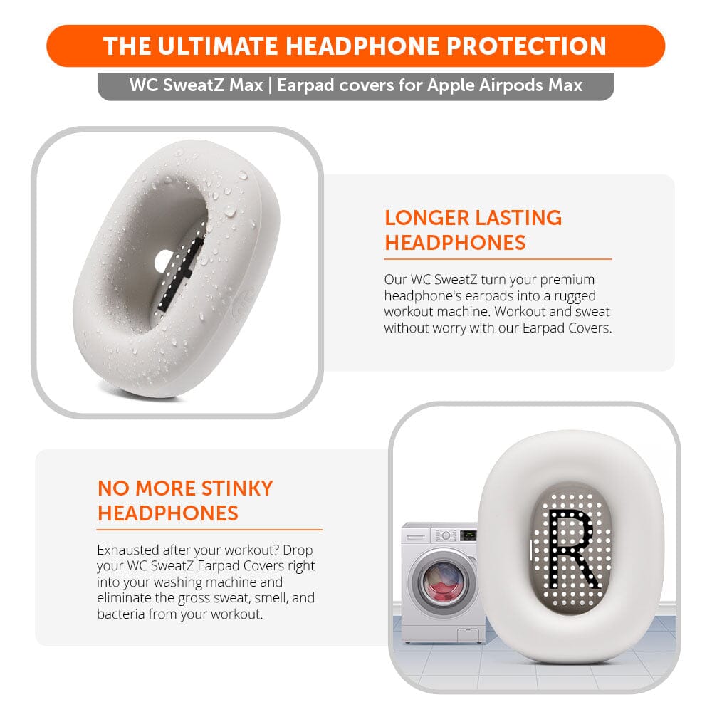 Apos Audio Wicked Cushions Sweat Covers Apple Airpods Max 1 Earpad Sweat Covers - WC SweatZ Max
