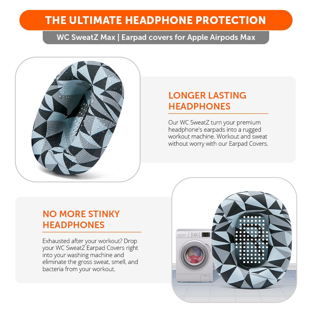 Apos Audio Wicked Cushions Sweat Covers Apple Airpods Max 1 Earpad Sweat Covers - WC SweatZ Max