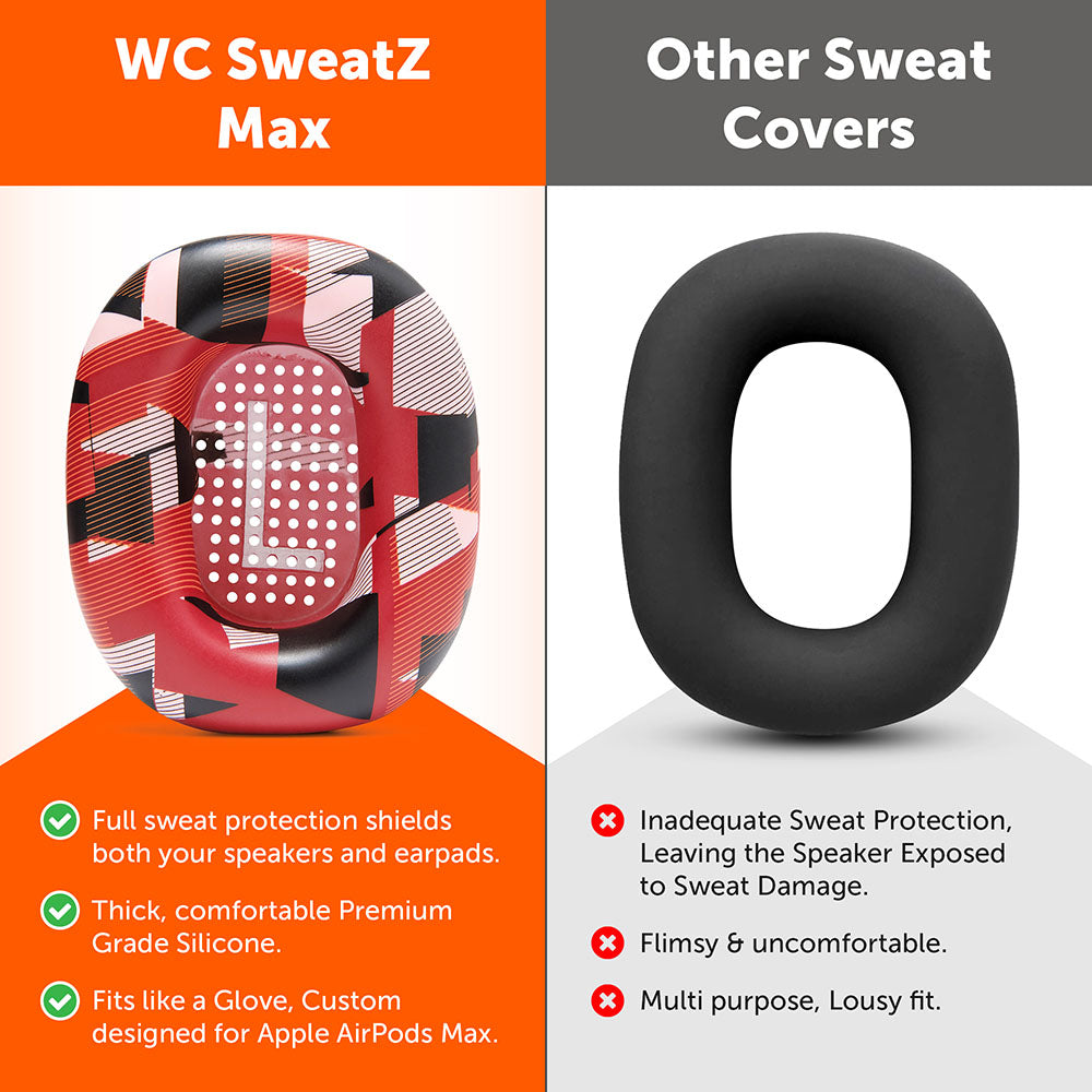 Apos Audio Wicked Cushions Sweat Covers Apple Airpods Max 1 Earpad Sweat Covers - WC SweatZ Max