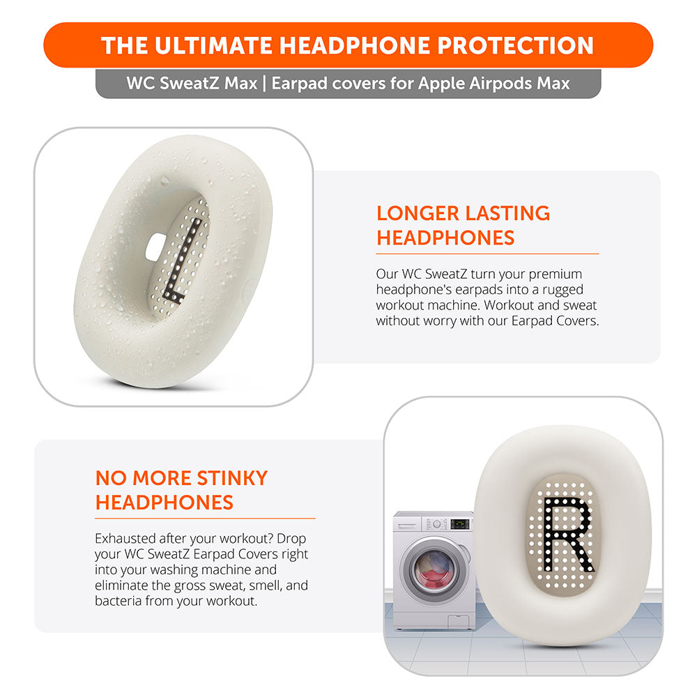 Apos Audio Wicked Cushions Sweat Covers Apple Airpods Max 1 Earpad Sweat Covers - WC SweatZ Max