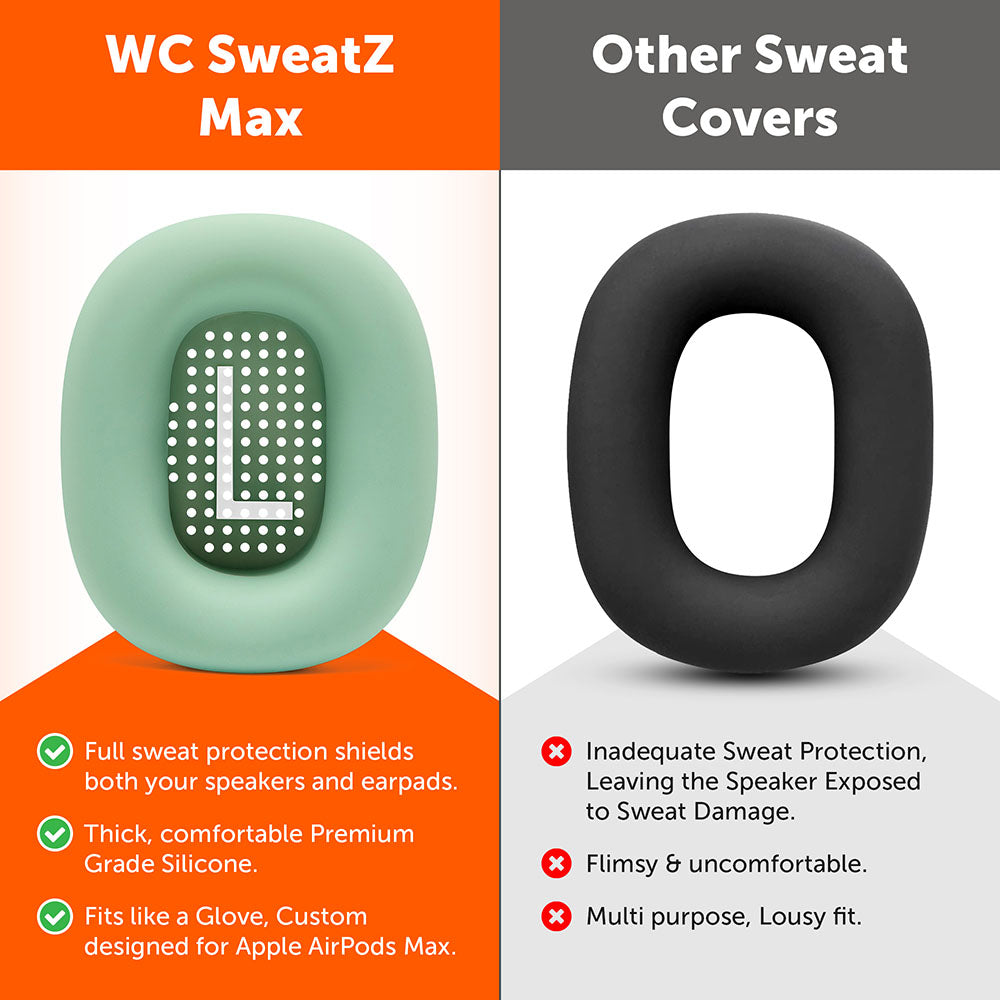 Apos Audio Wicked Cushions Sweat Covers Apple Airpods Max 1 Earpad Sweat Covers - WC SweatZ Max