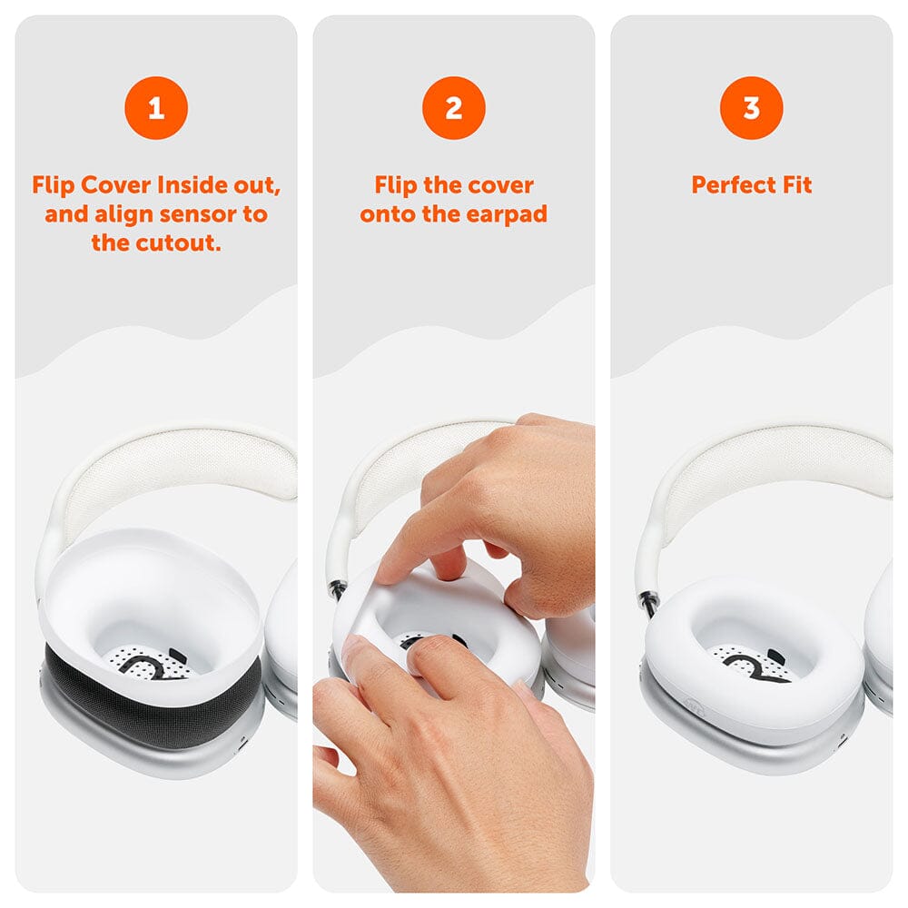 Apos Audio Wicked Cushions Sweat Covers Apple Airpods Max 1 Earpad Sweat Covers - WC SweatZ Max