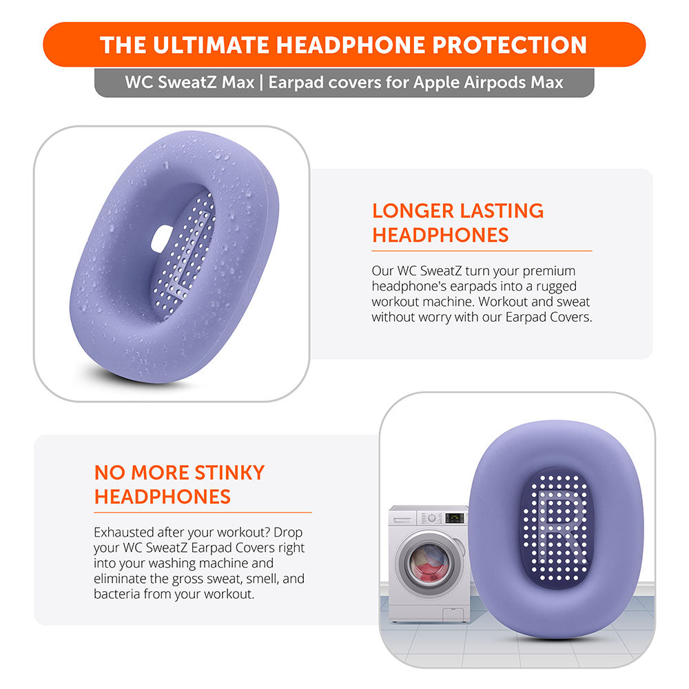 Apos Audio Wicked Cushions Sweat Covers Apple Airpods Max 1 Earpad Sweat Covers - WC SweatZ Max
