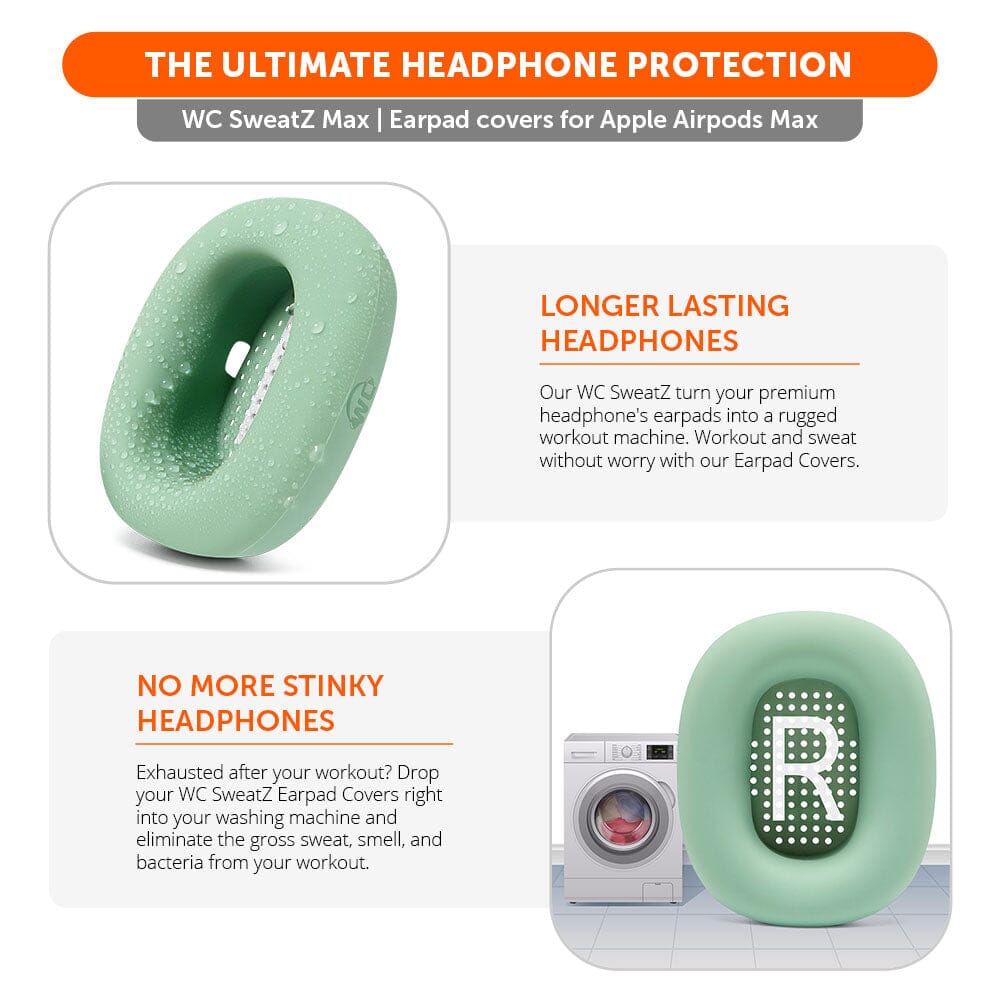Apos Audio Wicked Cushions Sweat Covers Apple Airpods Max 1 Earpad Sweat Covers - WC SweatZ Max