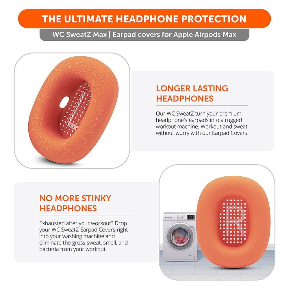 Apos Audio Wicked Cushions Sweat Covers Apple Airpods Max 1 Earpad Sweat Covers - WC SweatZ Max