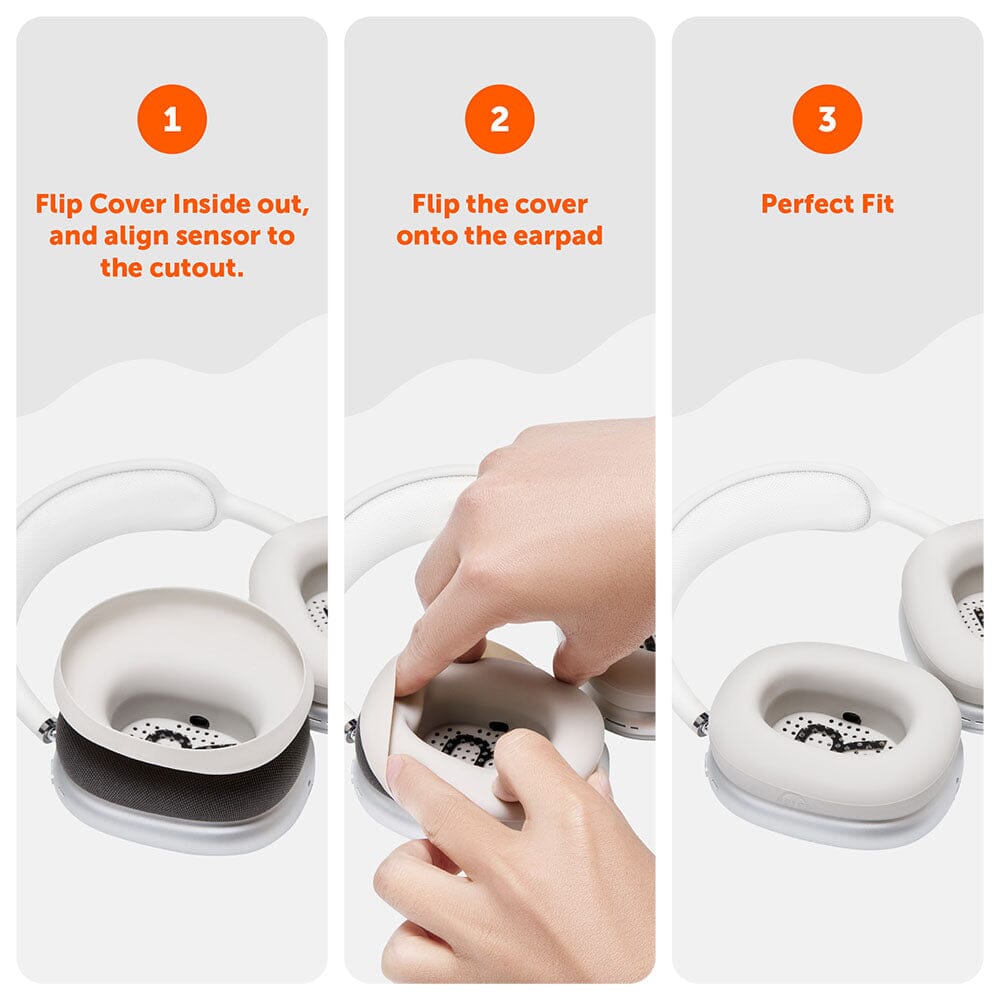 Apos Audio Wicked Cushions Sweat Covers Apple Airpods Max 1 Earpad Sweat Covers - WC SweatZ Max