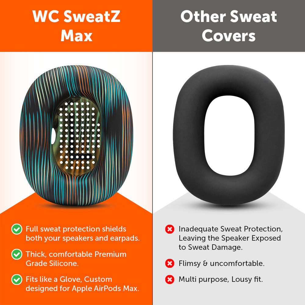 Apos Audio Wicked Cushions Sweat Covers Apple Airpods Max 1 Earpad Sweat Covers - WC SweatZ Max