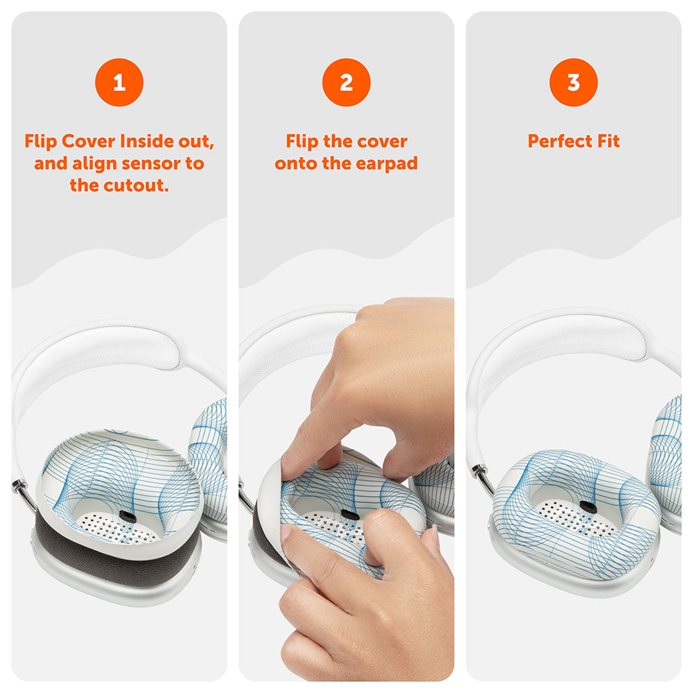 Apos Audio Wicked Cushions Sweat Covers Apple Airpods Max 1 Earpad Sweat Covers - WC SweatZ Max