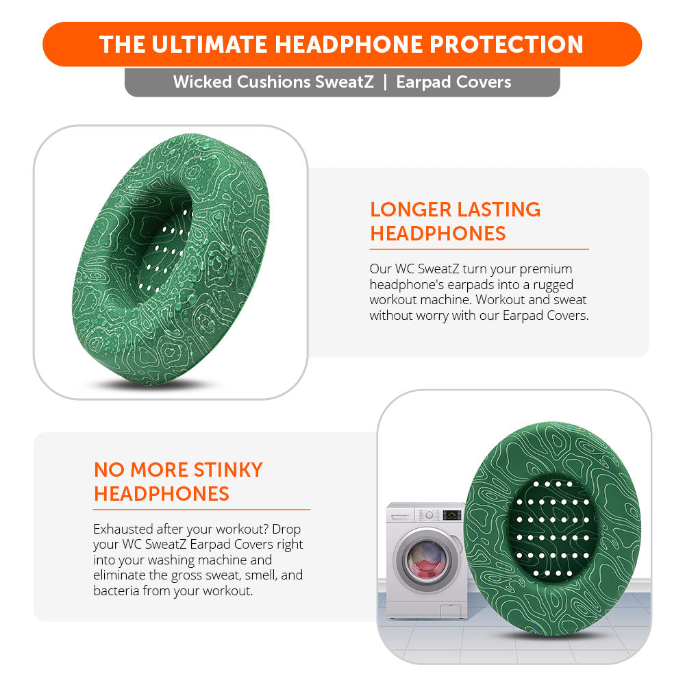 Apos Audio Wicked Cushions Sweat Covers Beats Studio 2 & 3 Earpad Sweat Covers - WC SweatZ Studio