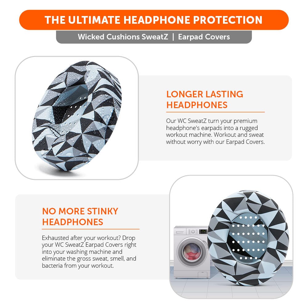 Apos Audio Wicked Cushions Sweat Covers Beats Studio 2 & 3 Earpad Sweat Covers - WC SweatZ Studio
