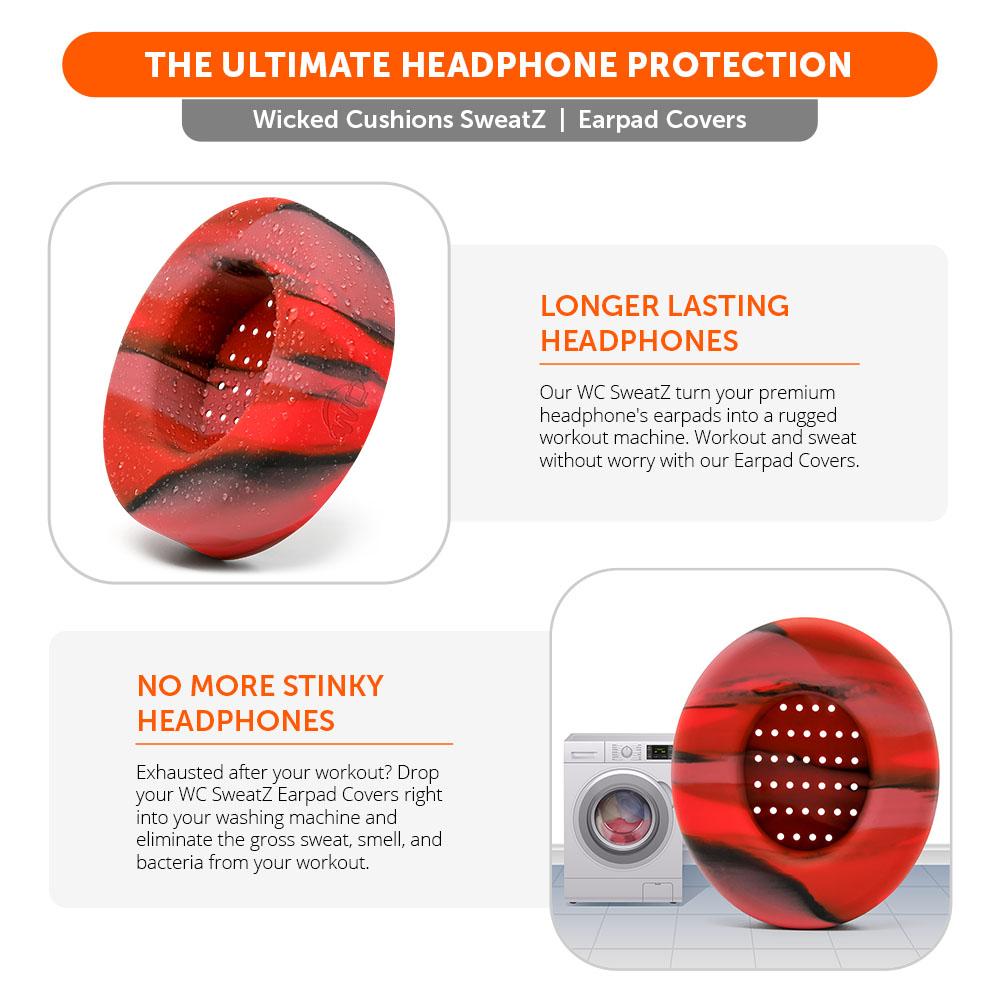 Apos Audio Wicked Cushions Sweat Covers Beats Studio 2 & 3 Earpad Sweat Covers - WC SweatZ Studio